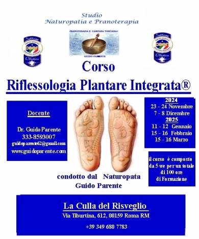 Master in  Riflessologia Plantare Integrata® 2024-2025 - StudioNaturopatia GuidoParente